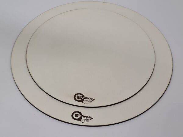 100 Unidades Cakeboard Mdf 3mm Branco 20cm com Logo Gravado a Laser
