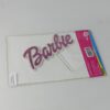 Topo de bolo Barbie em EVA Branco e Pink Glitter 15cm x 13cm - Image 2