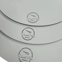 Kit 10 Cakeboard 25cm Tabuleiro Bolo Em Mdf 3mm Redondo Branco